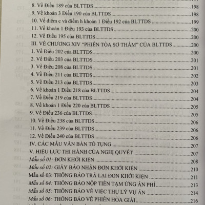 Hệ thống các nghị quyết của Hội đồng Thẩm phán Tòa án nhân dân tối cao về dân sự và tố tụng dân sự từ 1990-2023