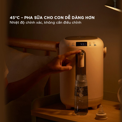 Bình Thủy Điện, Bình Thủy Giữ Ấm Đun Nóng Thông Minh BEAR KE-B30V1 Khử Clo Dung Tích 3L, Công Suất 1350W - Hàng Chính Hãng