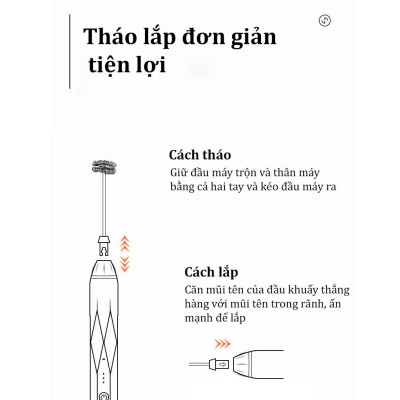 Máy đánh trứng, tạo bọt sữa cafe SOKANY thiết kế cầm tay cỡ nhỏ tiện dụng cho gia đình - SK201A - HÀNG CHÍNH HÃNG