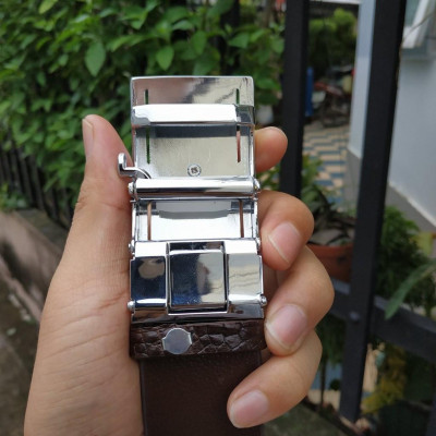 Thắt Lưng Da Cá Sấu Liền 4 cm 