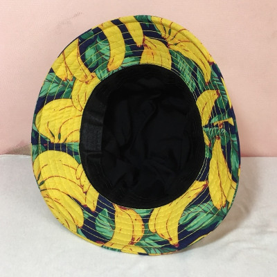 mũ mucket phong cách hàn họa tiết hoa quả