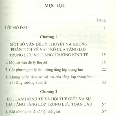 Đặc Trưng Và Vai Trò Của Tầng Lớp Trung Lưu Ở Việt Nam (Sách chuyên khảo)