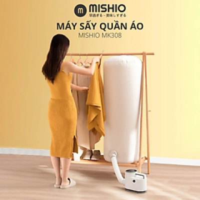 Máy Sấy Quần Áo, Chăn Nệm, Giày Mishio MK308 có chức năng diệt khuẩn UV - Hàng chính hãng