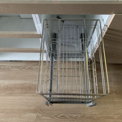 Kệ đựng gia vị chai lọ Ecalite EL-NP40B - Tủ ngang 400mm - Hàng chính hãng