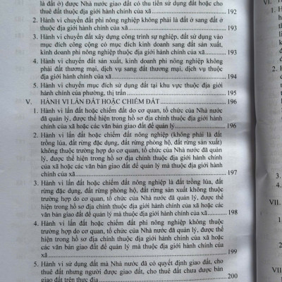 Sách Tra Cứu Các Hành Vi Vi Phạm Hành Chính Và Mức Xử Phạt Trong Lĩnh Vực Đất Đai, Nhà Ở, Xây Dựng Và Kinh Doanh Bất Động Sản (V2574T)