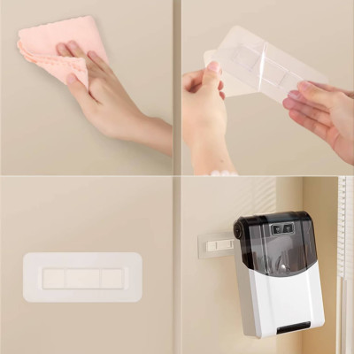 Miếng Dán Hộp Đựng Đũa Thìa Có Nắp Treo Tường Máy Sấy Đũa Muỗng Dán Thay Thế Giá Kệ Nhà Tắm Ecoco