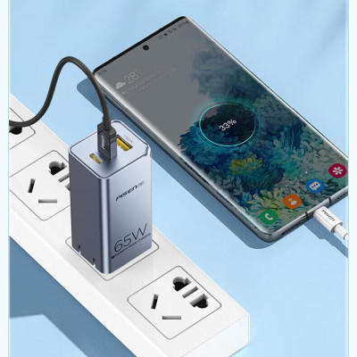 Bộ Sạc Nhanh Pisen Pro - GaNUltra 65W 2C1A - Pisen CC1200