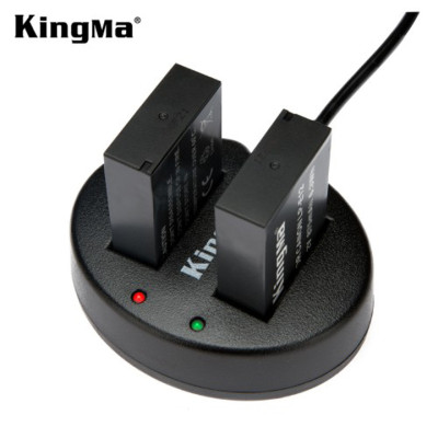 Bộ 2 pin và sạc đôi KingMa LP-E12 cho Canon M10 100D M2 - Hàng chính hãng