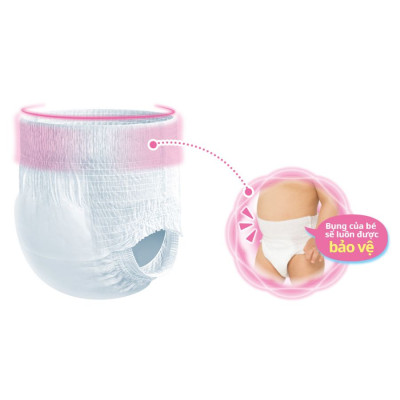 Combo 2 Gói Tã Quần Cao Cấp Moony Nhật Bản Bé Gái L44 (44 Miếng)