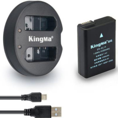 Sạc Kingma cho Nikon EN-EL14, Hàng chính hãng