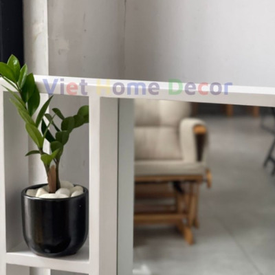 Kệ Gương, Kệ Kính Gỗ Cao Su Treo Tường Cao Cấp 9266 - Thương hiệu Viet Home Decor