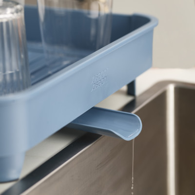 Kệ phơi tách chén Joseph Joseph 003123 - Extend Expandable Dish Drainer Editions Blue