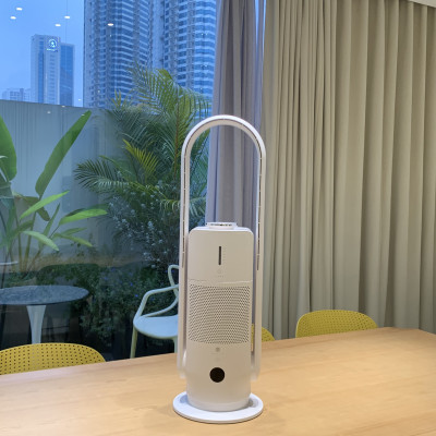 [Nhập CECAMP300KD1 giảm 300K] Combo Máy Lọc Không Khí Bù Ẩm ULTTY SKJ - CR022 Dạng Quạt, Khử Khuẩn Bằng Tia UV + Màng lọc HEPA H14 Nano Phân Tử Bạc - Hàng Chính Hãng