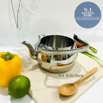 Ấm inox cao cấp Korkmaz Tombik - Hàng Chính Hãng