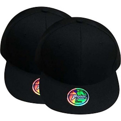 Combo 2 Nón Hiphop Snapback Thời Trang Nam Nữ Đen
