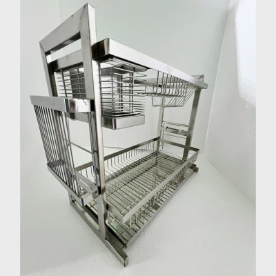 Kệ Chén Đa Năng Kibath Để Bàn Có Khay Hứng Nước KB-966