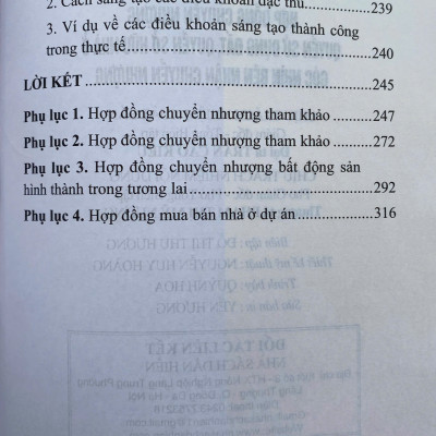 Soạn Thảo Hợp Đồng Hiệu Quả - Tuyển Tập Hợp Đồng Chuyển Nhượng Quyền Sử Dụng Đất, Quyền Sở Hữu Nhà Ở - Góc Nhìn Bên Nhận Chuyển Nhượng