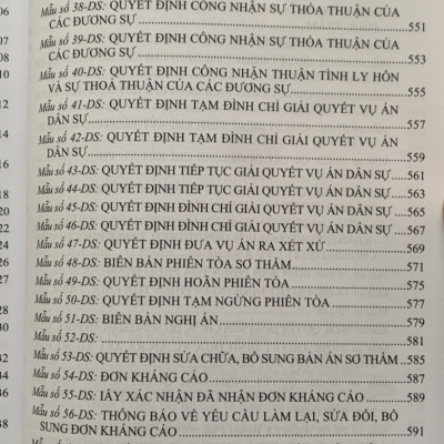 Hệ thống các nghị quyết của Hội đồng Thẩm phán Tòa án nhân dân tối cao về dân sự và tố tụng dân sự từ 1990-2023