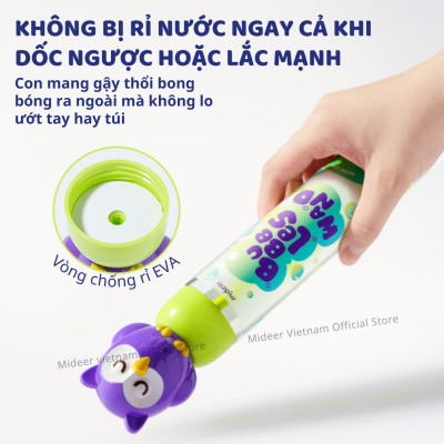 Thổi bong bóng xà phòng Mideer Bubbles Wand, đồ chơi ngoài trời cho bé 3,4,5,6 tuổi