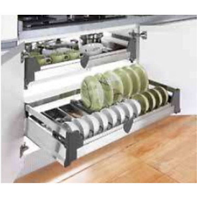 GIÁ BÁT ĐĨA INOX ĐÁY ĐẶC ÂM TỦ EURONOX EU1.B80 - HÀNG CHÍNH HÃNG