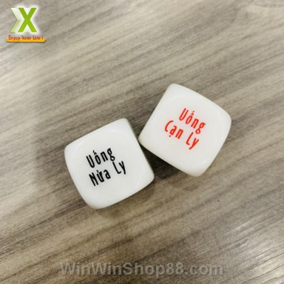 Xí ngầu uống bia tiếng Việt chơi ăn nhậu uống bia vui nhộn,1 viên xí ngầu ăn chơi uống bia cực kỳ vui nhộn- Winz.vn