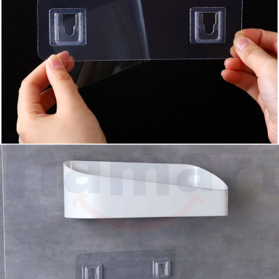 Miếng Dán Chữ U Đôi 20cm Dự Phòng Thay Thế Dán Kệ Nhà Tắm Treo Tường Siêu Dính