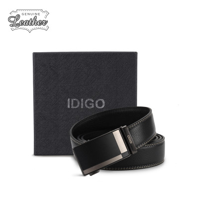 Thắt Lưng Nam Da Thật IDIGO MD1 - 6005 Màu Đen