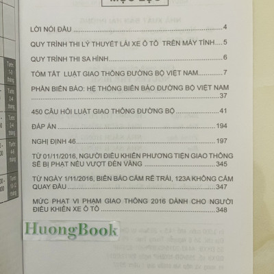 Sách - 450 câu hỏi và đáp án luật giao thông đường bộ - ô tô