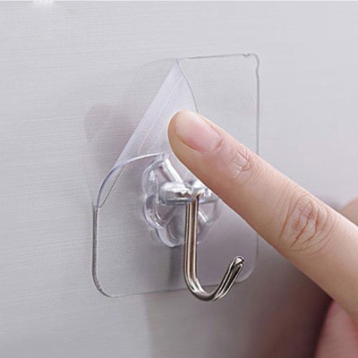 SET Móc Treo Trong Suốt Đa Năng Bằng Nhựa Nhỏ Gọn, Móc Dán Tường Siêu Chắc, Móc Treo Đồ Dùng Gia Đình. Taky Home 2213set