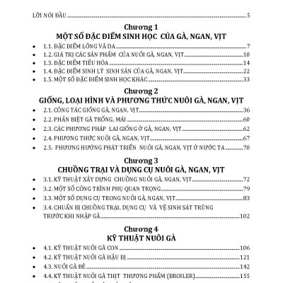 Kỹ Thuật Nuôi Gà, Ngan, Vịt (Tái bản 2024)
