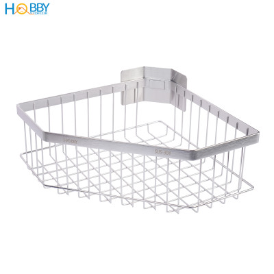 Kệ góc đựng gia vị bếp đa năng inox 304 dán tường HOBBY Home Decor KGT