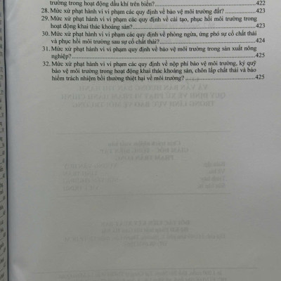 Sách Luật Bảo Vệ Môi Trường, Luật Địa Chất Và Khoáng Sản – Quy Định Về Xử Phạt Vi Phạm Hành Chính - V2541D