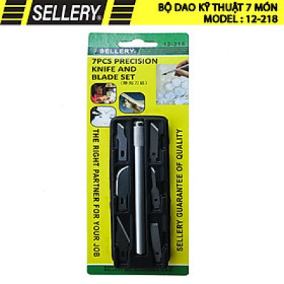 BỘ DAO TRỔ 7 CHI TIẾT SELLERY 12-218