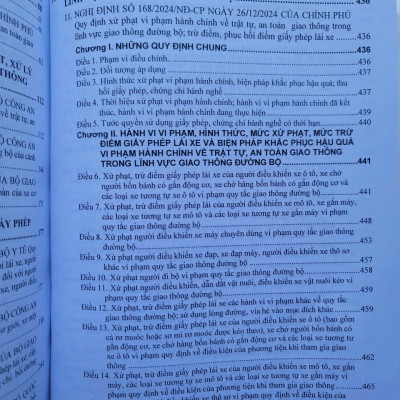 Sách Luật Trật Tự An Toàn Giao Thông Đường Bộ năm 2024 (V2531D)