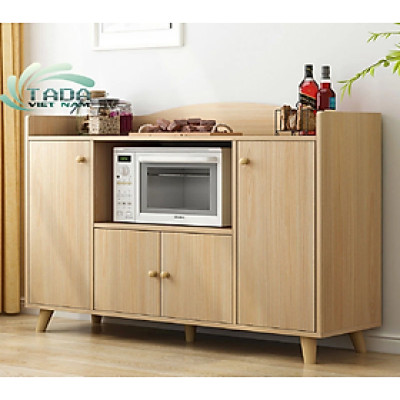 KỆ BẾP ĐỂ LÒ VI SÓNG BẮC ÂU CỬA ĐỐI XỨNG - HC1018