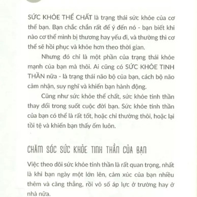 Tinh Thần Ơi, Đừng Ốm Nhé!