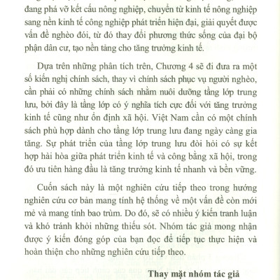 Đặc Trưng Và Vai Trò Của Tầng Lớp Trung Lưu Ở Việt Nam (Sách chuyên khảo)