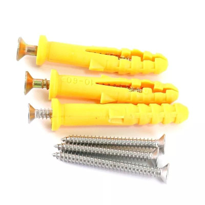 Set 10 Vít Inox 304 Kèm Nở Nhựa màu Vàng 6 - 8mm - Hàng Tốt, Vít Inox Nở Treo Tường Chắc Chắn, Chống Gỉ, Tiện Dụng Trong Gia Đình - TakyHome 5080