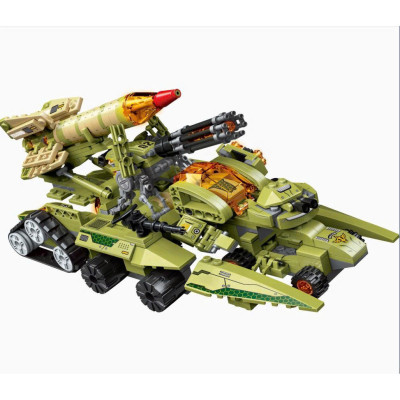 Đồ chơi - QMAN - 41103 Bộ đồ chơi xếp hình xe tên lừa 8 trong 1) lẻ nhỏ mẫu ngẫu nhiên