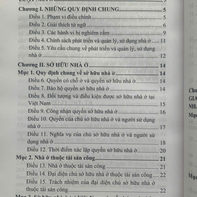 Luật Nhà ở và văn bản hướng dẫn thi hành