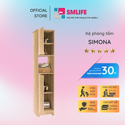 Tủ phòng tắm gỗ hiện đại SMLIFE Simona
