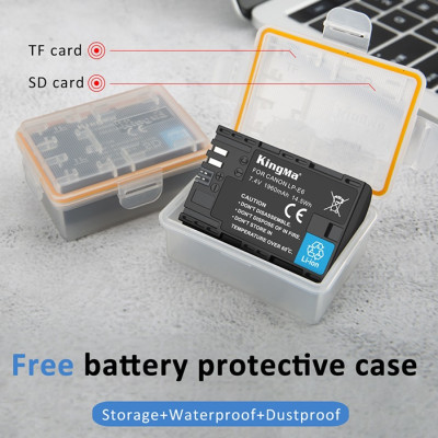 Bộ 1 pin 1 sạc Kingma cho Canon LP-E6, Hàng chính hãng