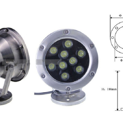 Đèn LED Âm Nước Công Suất 9W GSN9 GS Lighting (Ánh sáng Vàng)