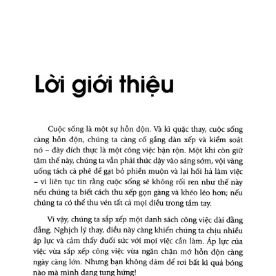 Tối Ưu Hóa Bản Thân - Làm Chủ Sự Bận Rộn