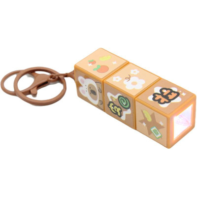 Móc Khóa Nhựa Capybara Có Đèn - WanLongDa 853