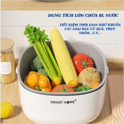 MáyRửa Và Khử Trùng Rau Củ SMART HOME – Công Nghệ Siêu Âm, An Toàn Cho Cả Gia Đình đèn ốp trần