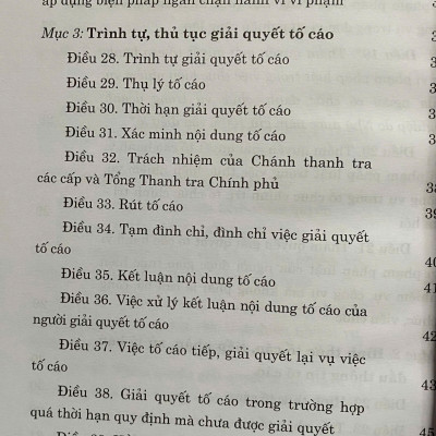 Luật Tố Cáo ( Hiện hành) ( Sửa đổi năm 2020)