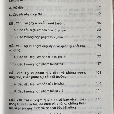 Bình Luận Bộ Luật Hình Sự Năm 2015 - Phần Các Tội Phạm Chương XIX  Các Tội Phạm Về Môi Trường