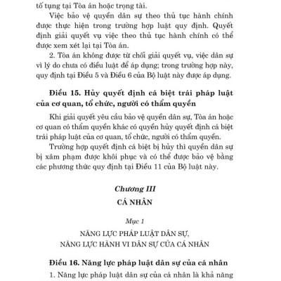 Bộ luật dân sự (hiện hành) - bản in 2024