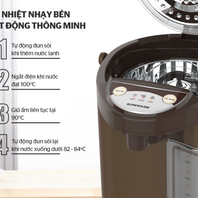BÌNH THỦY ĐIỆN 3.5 L SUNHOUSE SHD1535C -Hàng chính hãng (chỉ giao HCM)